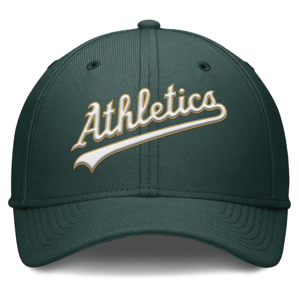 Athletics Rise Performance Flex Hat Green