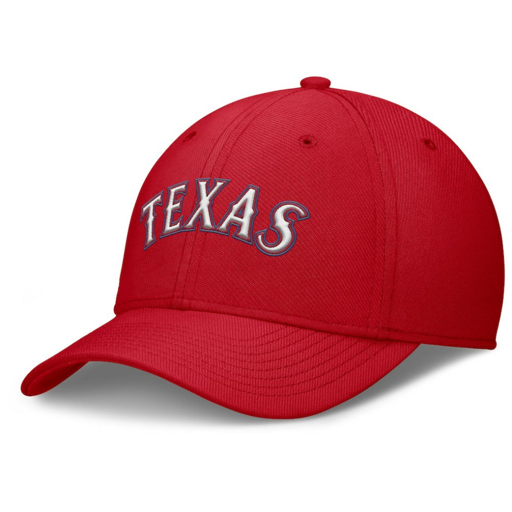 Texas Rangers Rise Performance Flex Hat Red