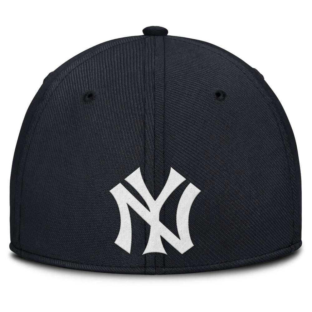 New York Yankees Rise Swoosh Performance Flex Hat Navy/Gray