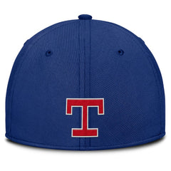 Texas Rangers Rise Swoosh Performance Flex Hat Gray/Royal