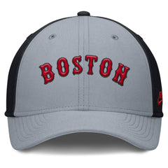 Boston Red Sox Rise Swoosh Performance Flex Hat Gray/Navy
