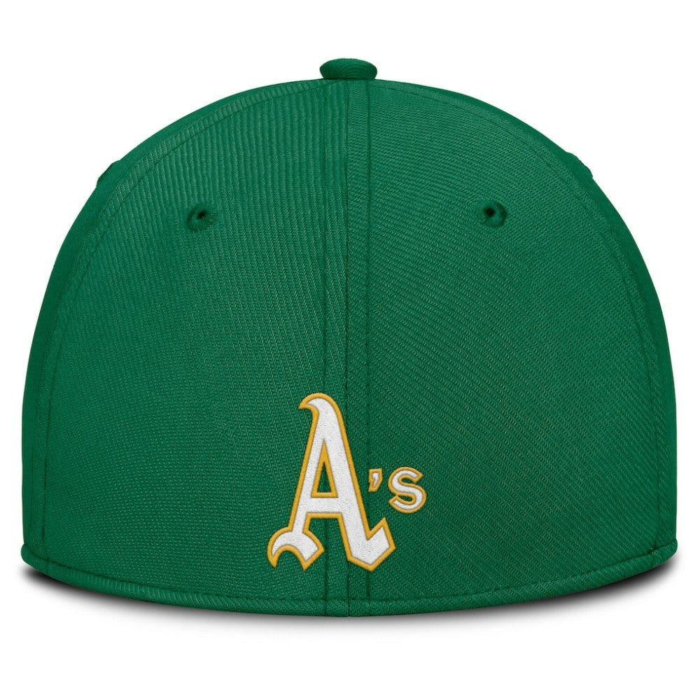 Athletics Rise Swoosh Performance Flex Hat Gray/Green