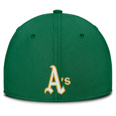 Athletics Rise Swoosh Performance Flex Hat Gray/Green