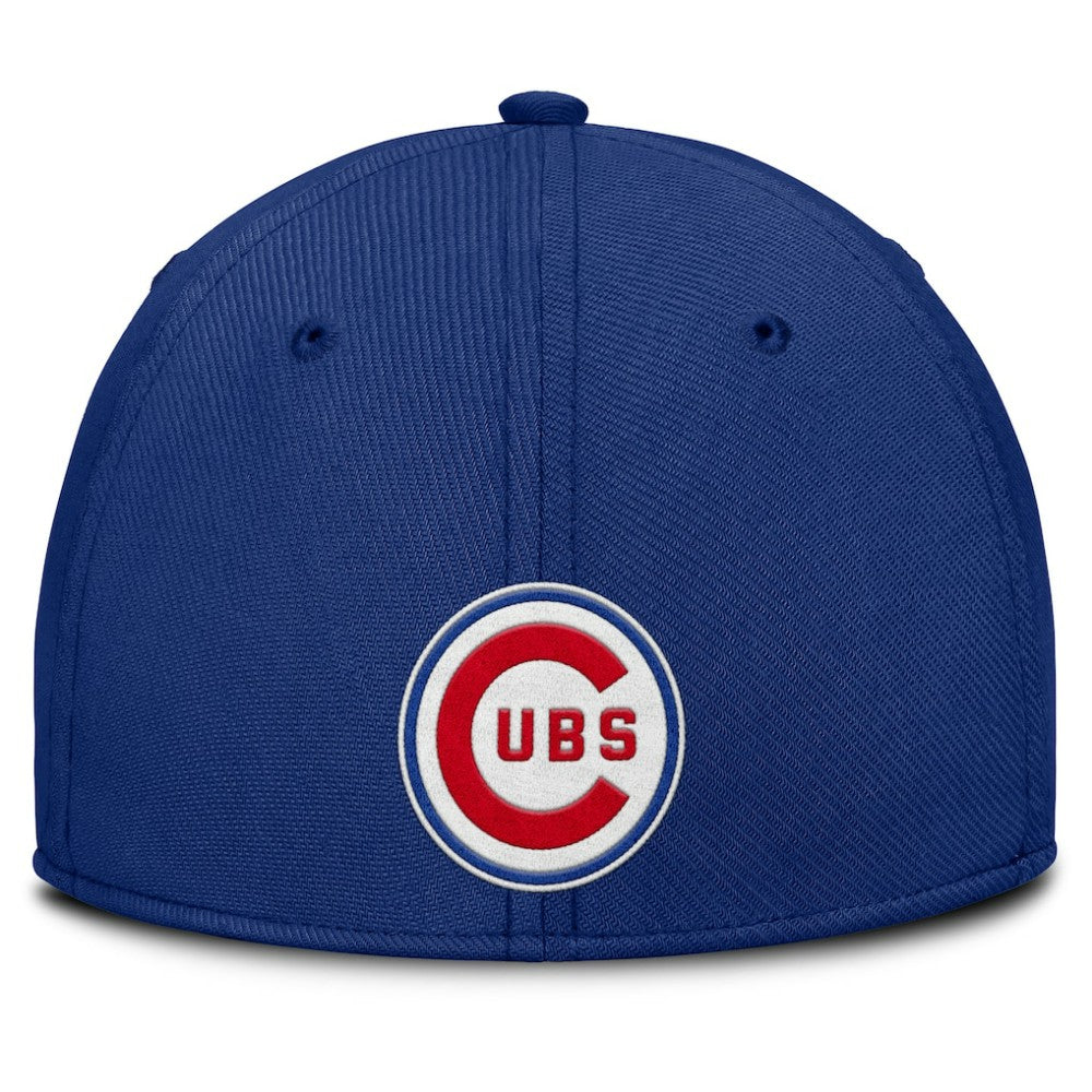 Chicago Cubs Rise Swoosh Performance Flex Hat Royal/Light Blue