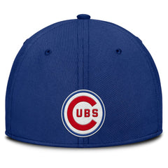 Chicago Cubs Rise Swoosh Performance Flex Hat Royal/Light Blue