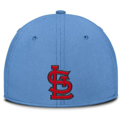 St. Louis Cardinals Rise Swoosh Performance Flex Hat Light Blue/Red