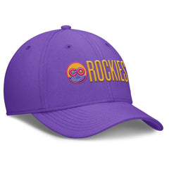 Colorado Rockies 2025 City Connect Rise Swoosh Performance Flex Hat Purple