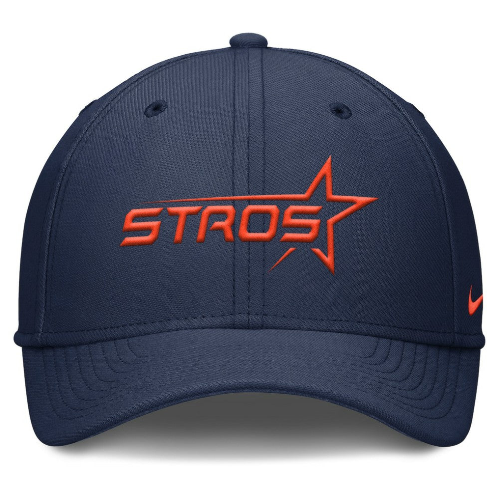 Houston Astros 2025 City Connect Rise Swoosh Performance Flex Hat Navy