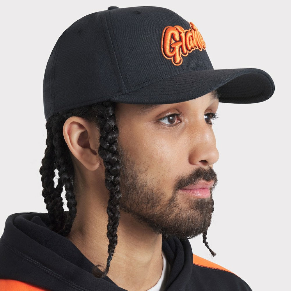 San Francisco Giants 2025 City Connect Rise Swoosh Performance Flex Hat Black