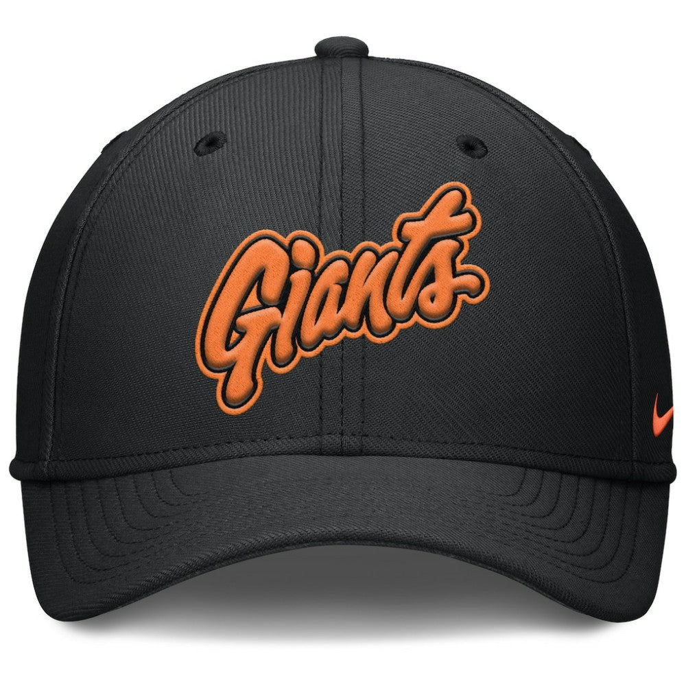 San Francisco Giants 2025 City Connect Rise Swoosh Performance Flex Hat Black
