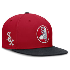 Chicago White Sox Cooperstown Two-Tone Dri-FIT Round Bill True Fitted Hat Red