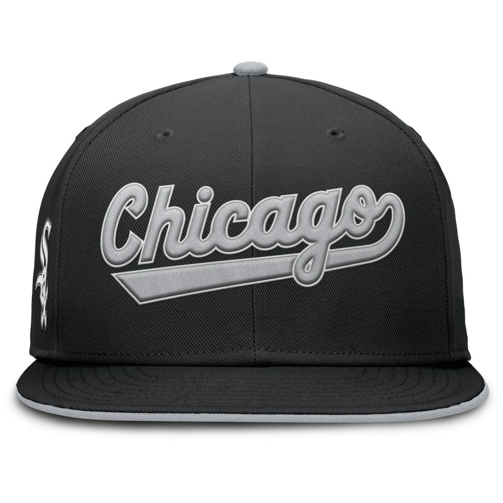 Chicago White Sox Primetime Dri-FIT Round Bill True Fitted Hat Black