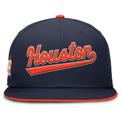 Houston Astros Primetime Dri-FIT Round Bill True Fitted Hat Navy