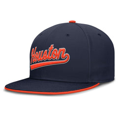 Houston Astros Primetime Dri-FIT Round Bill True Fitted Hat Navy