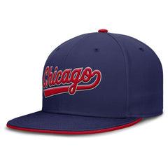 Chicago Cubs Primetime Dri-FIT Round Bill True Fitted Hat Royal