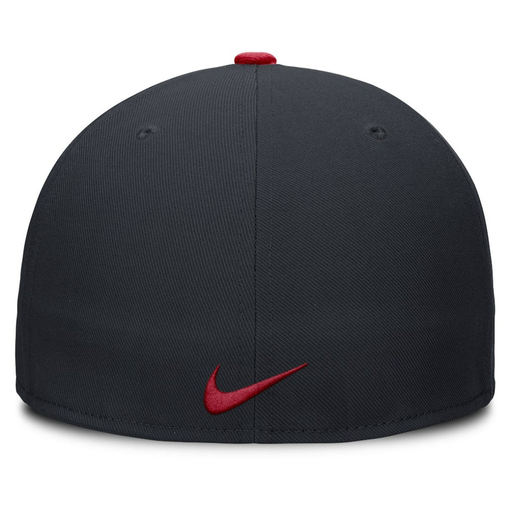 Atlanta Braves Primetime Dri-FIT Round Bill True Fitted Hat Navy