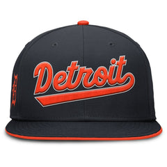 Detroit Tigers Primetime Dri-FIT Round Bill True Fitted Hat Navy