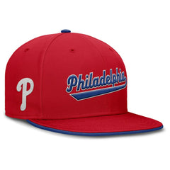 Philadelphia Phillies Primetime Dri-FIT Round Bill True Fitted Hat Red