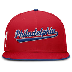 Philadelphia Phillies Primetime Dri-FIT Round Bill True Fitted Hat Red