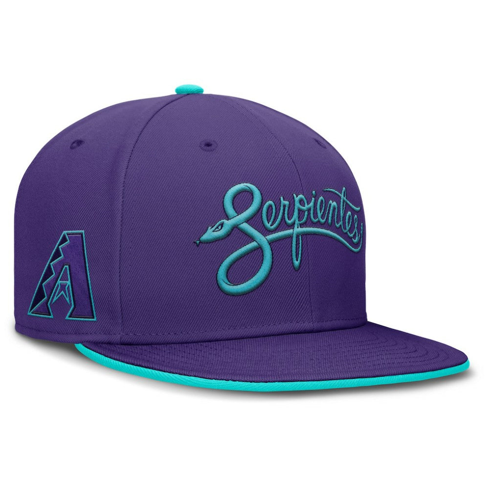 Arizona Diamondbacks 2025 City Connect True Performance Fitted Hat Purple