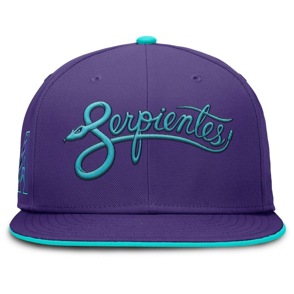 Arizona Diamondbacks 2025 City Connect True Performance Fitted Hat Purple