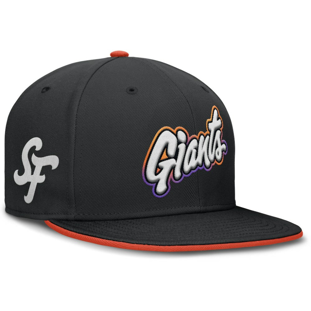 San Francisco Giants 2025 City Connect True Performance Fitted Hat Black