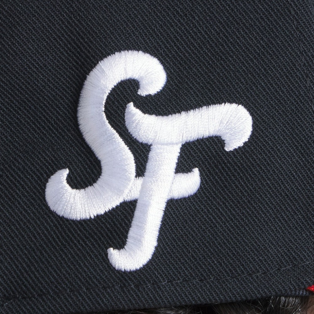 San Francisco Giants 2025 City Connect True Performance Fitted Hat Black