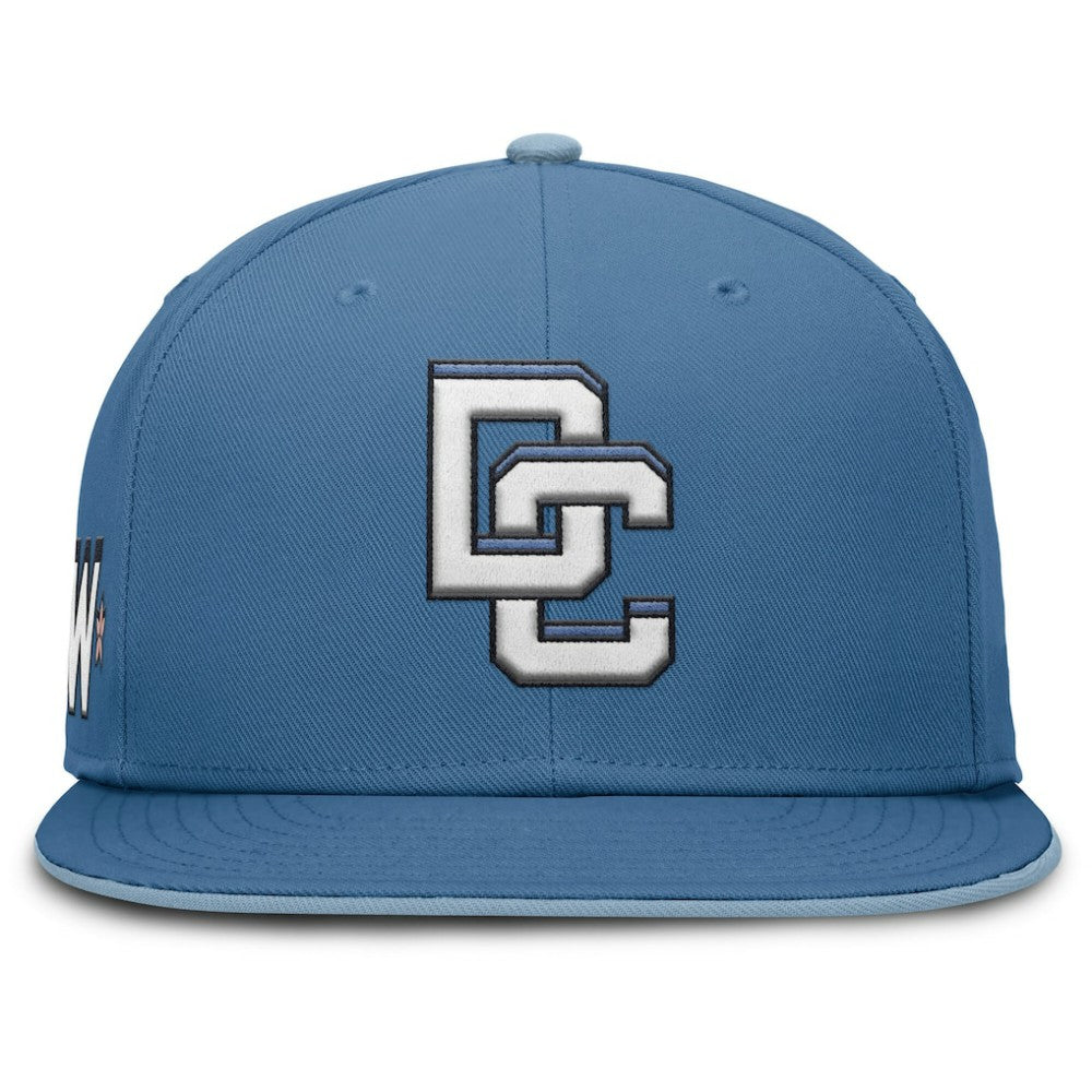 Washington Nationals 2025 City Connect True Performance Fitted Hat Blue