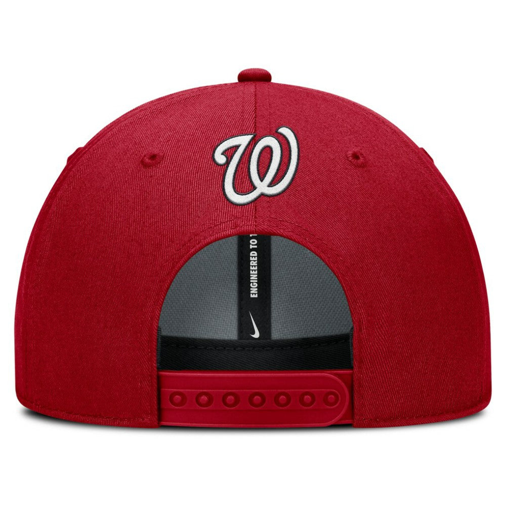 Washington Nationals Rise Gaberdine Adjustable Hat Red