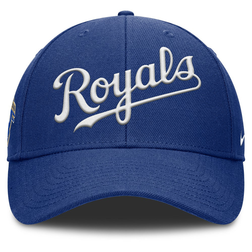 Kansas City Royals Rise Gaberdine Adjustable Hat Royal