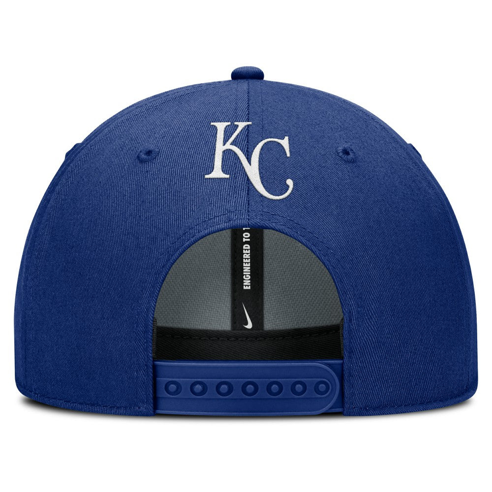 Kansas City Royals Rise Gaberdine Adjustable Hat Royal