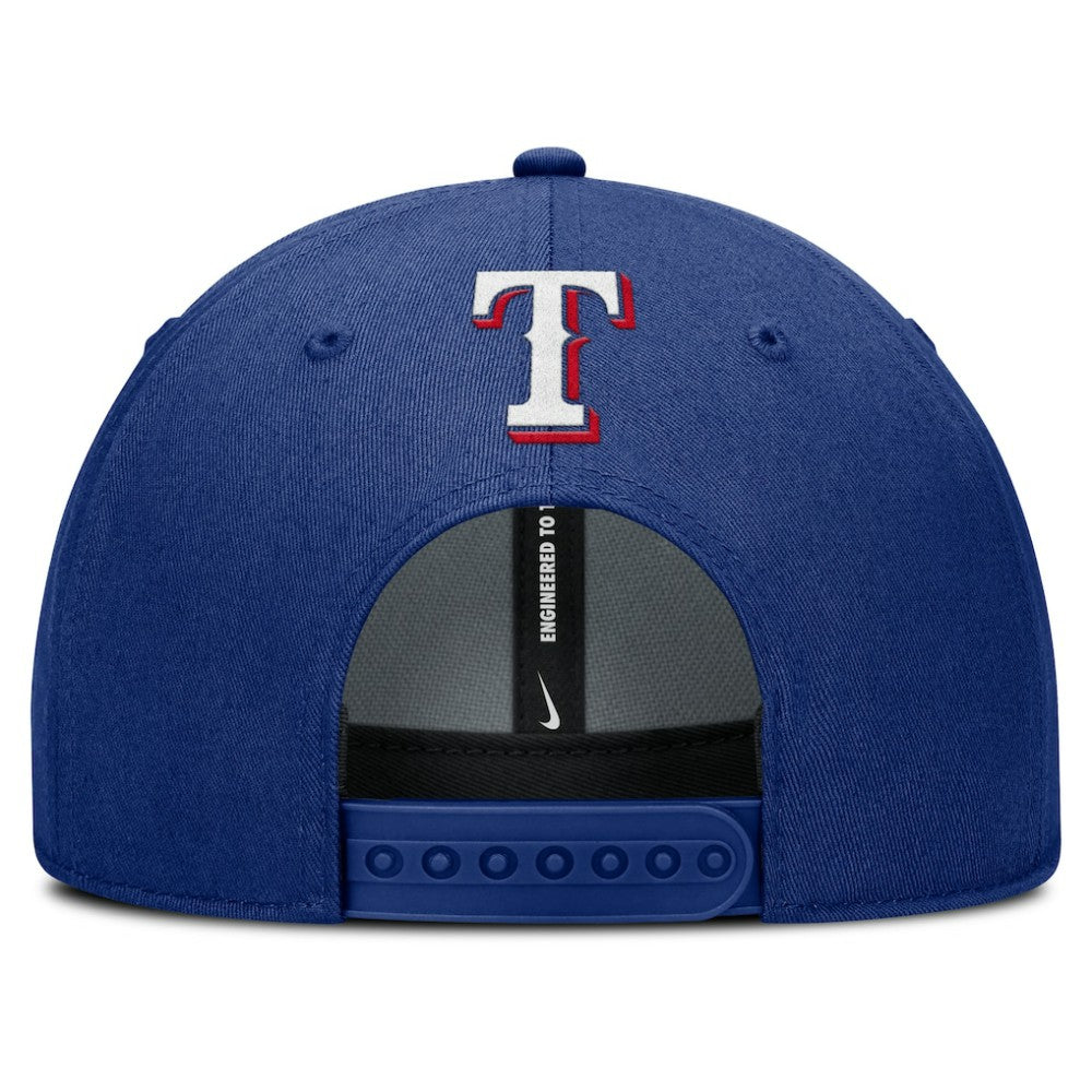 Texas Rangers Rise Gaberdine Adjustable Hat Royal