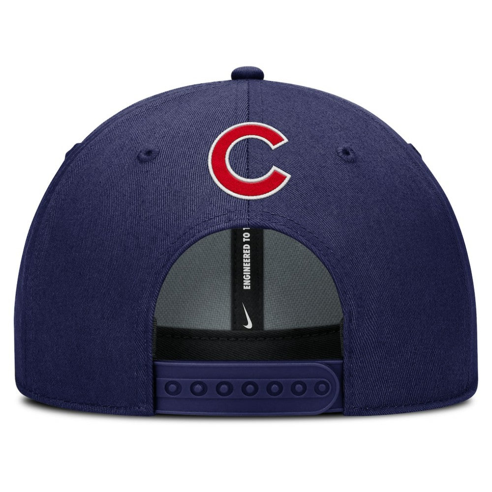 Chicago Cubs Rise Gaberdine Adjustable Hat Navy