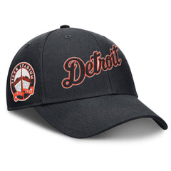 Detroit Tigers Rise Gaberdine Adjustable Hat Navy