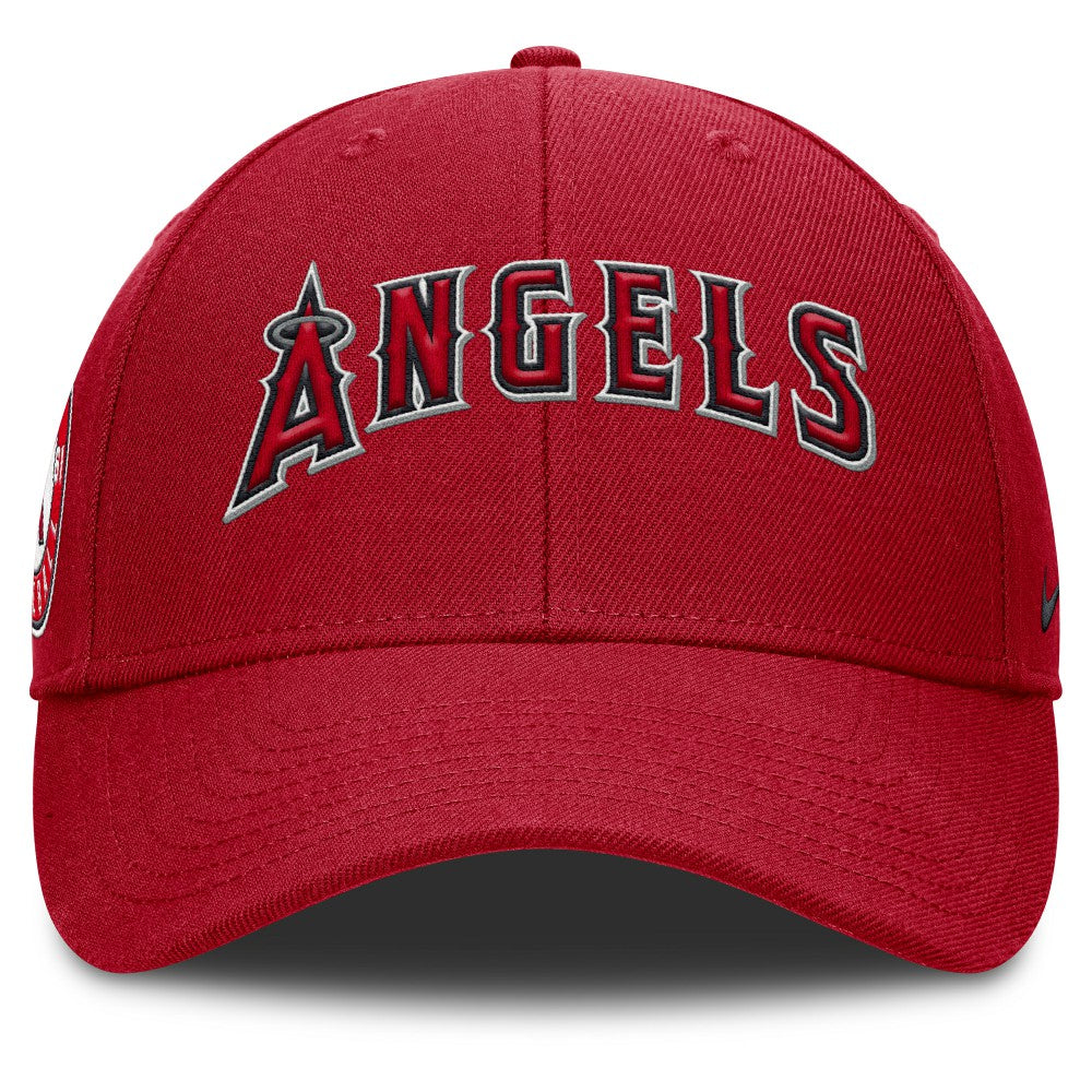Los Angeles Angels Rise Gaberdine Adjustable Hat Red