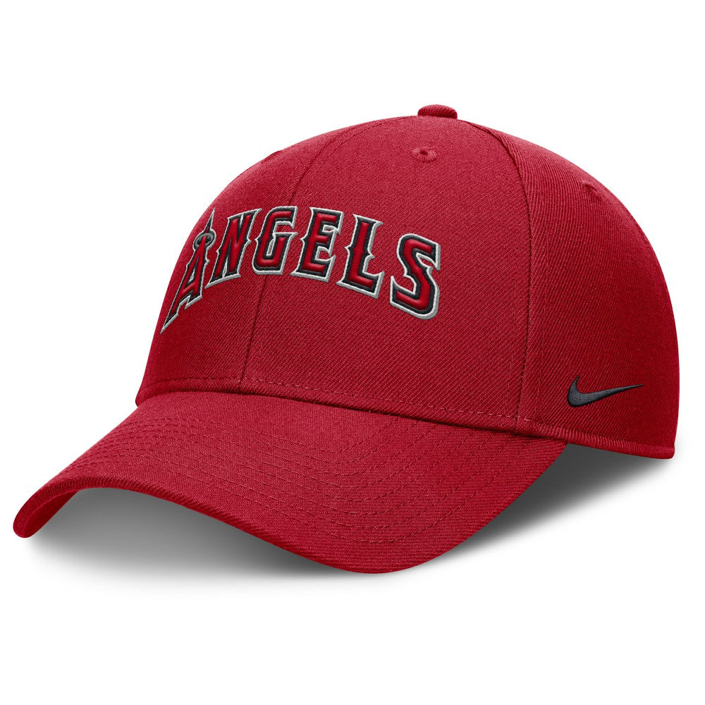 Los Angeles Angels Rise Gaberdine Adjustable Hat Red