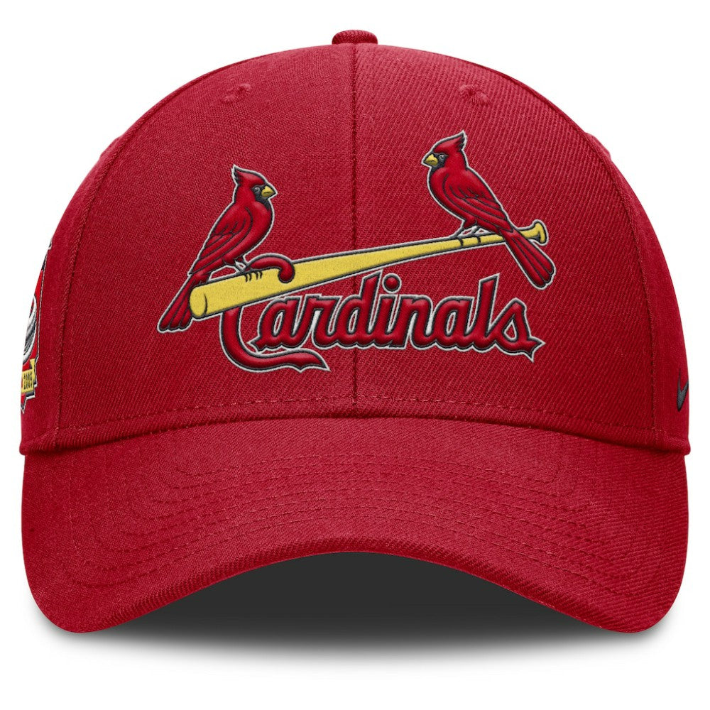 St. Louis Cardinals Rise Gaberdine Adjustable Hat Red
