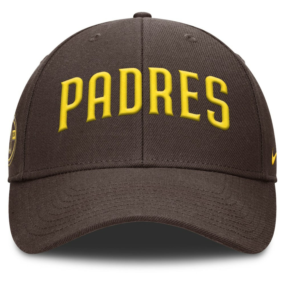 San Diego Padres Rise Gaberdine Adjustable Hat Brown