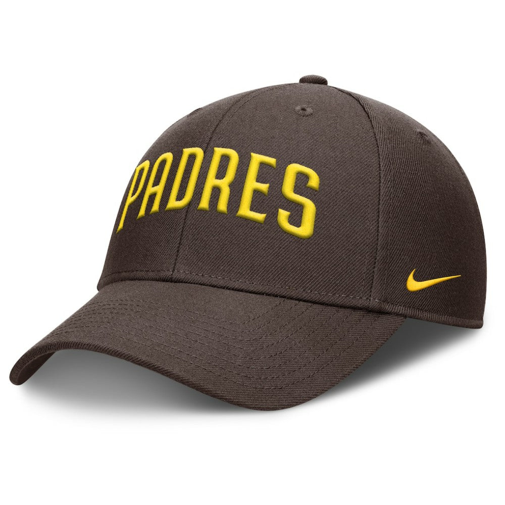 San Diego Padres Rise Gaberdine Adjustable Hat Brown
