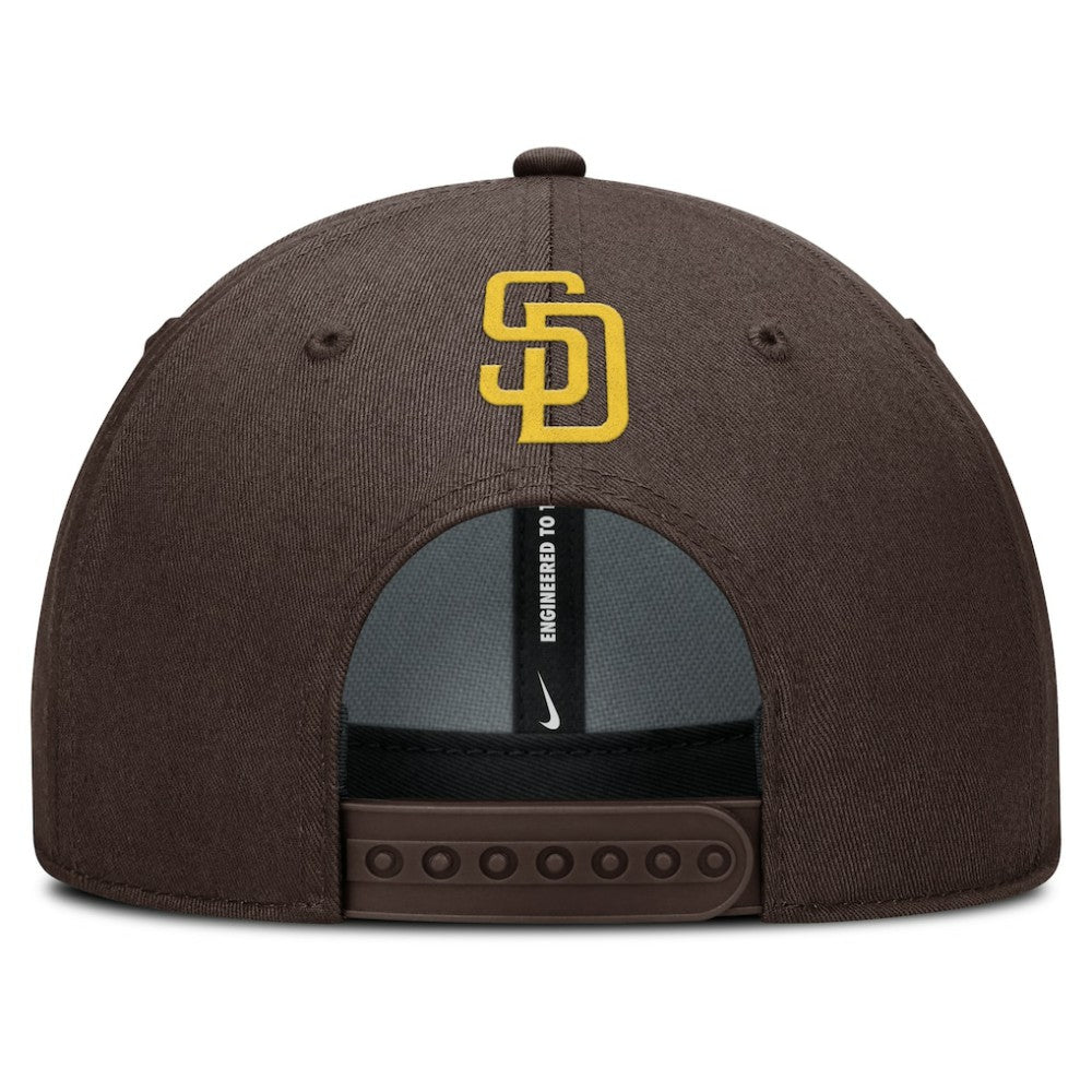 San Diego Padres Rise Gaberdine Adjustable Hat Brown