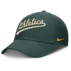 Athletics Rise Gaberdine Adjustable Hat Green