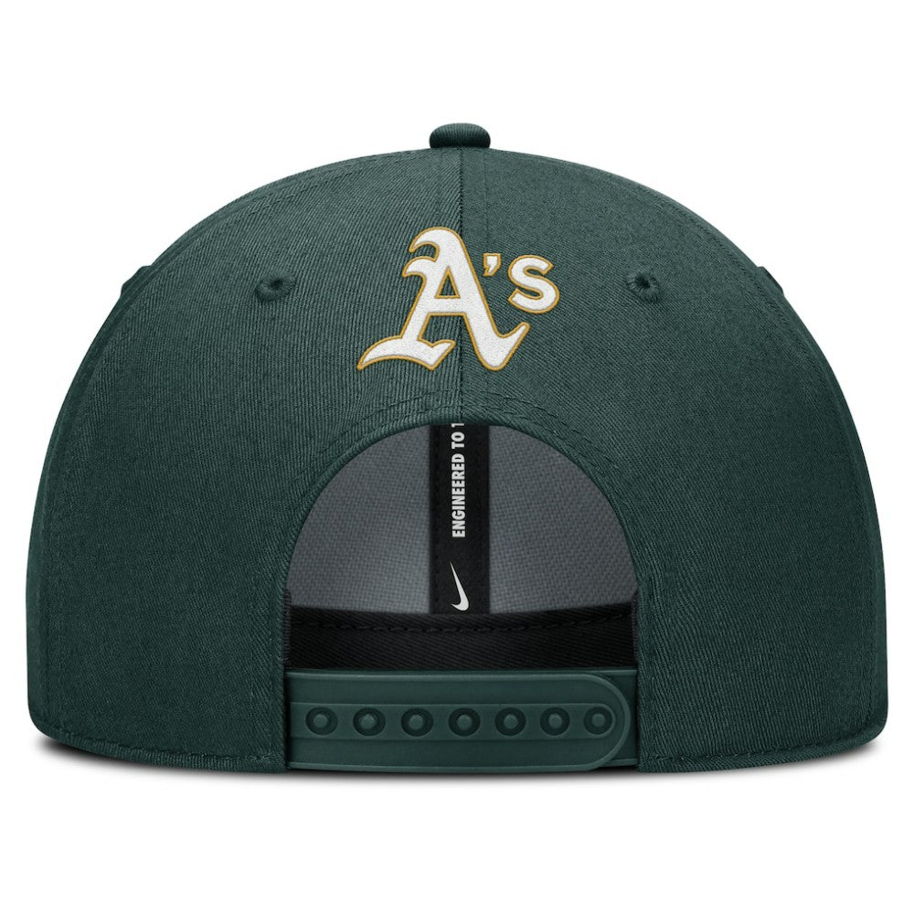 Athletics Rise Gaberdine Adjustable Hat Green
