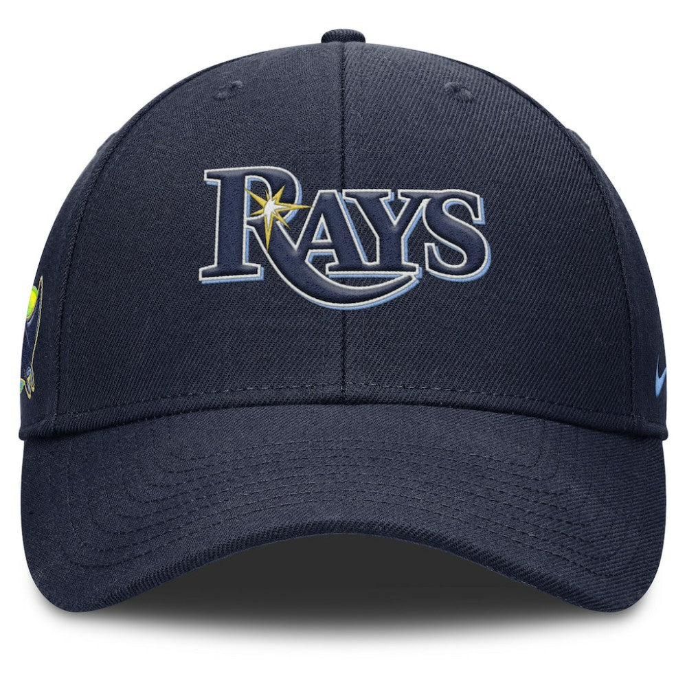 Tampa Bay Rays Rise Gaberdine Adjustable Hat Navy
