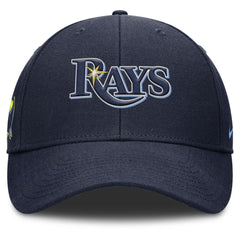 Tampa Bay Rays Rise Gaberdine Adjustable Hat Navy