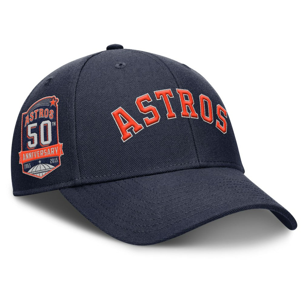 Houston Astros Rise Gaberdine Adjustable Hat Navy