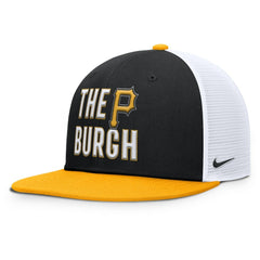 Pittsburgh Pirates Pro Trucker Snapback Hat Black