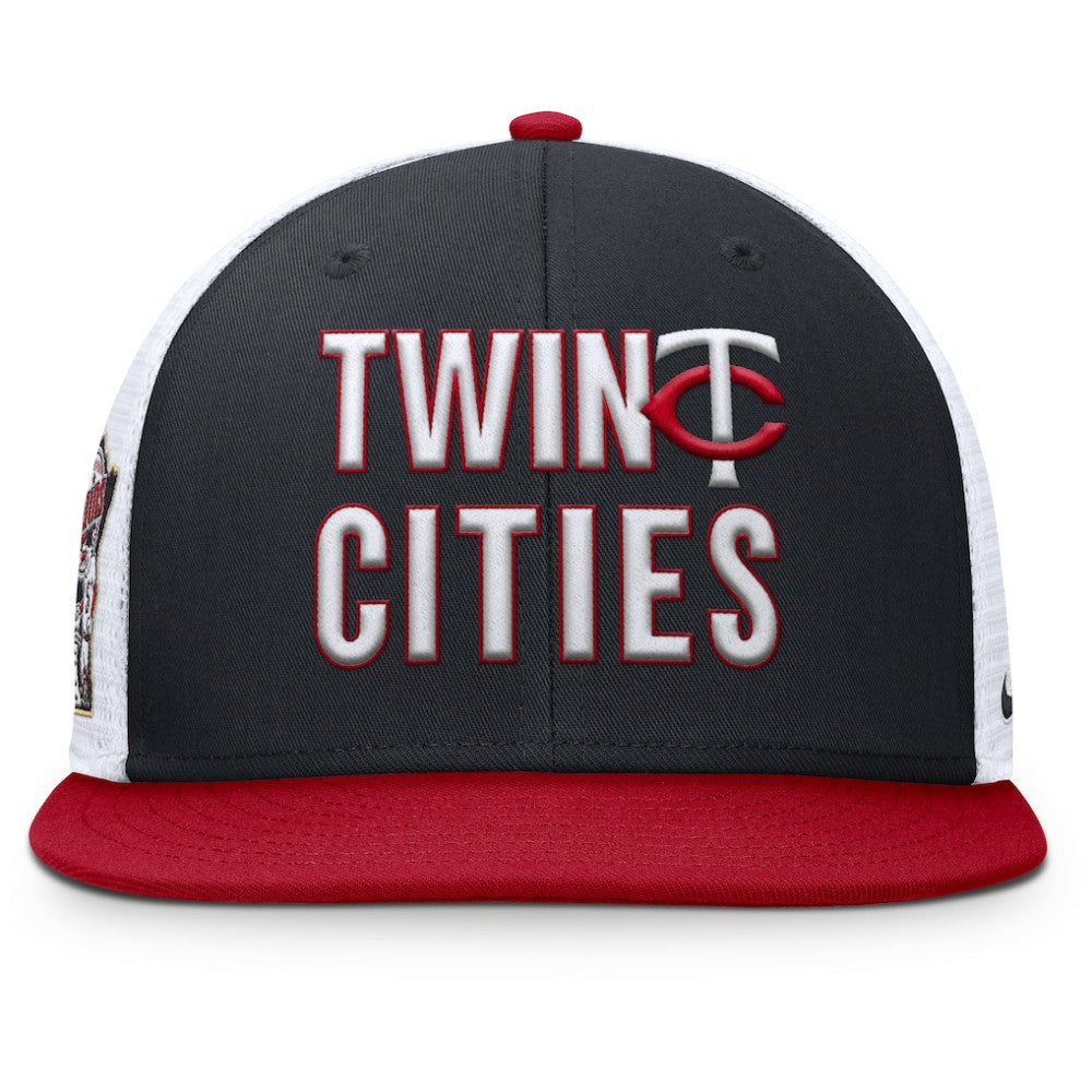 Minnesota Twins Pro Trucker Snapback Hat Navy