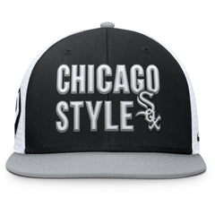 Chicago White Sox Pro Trucker Snapback Hat Black