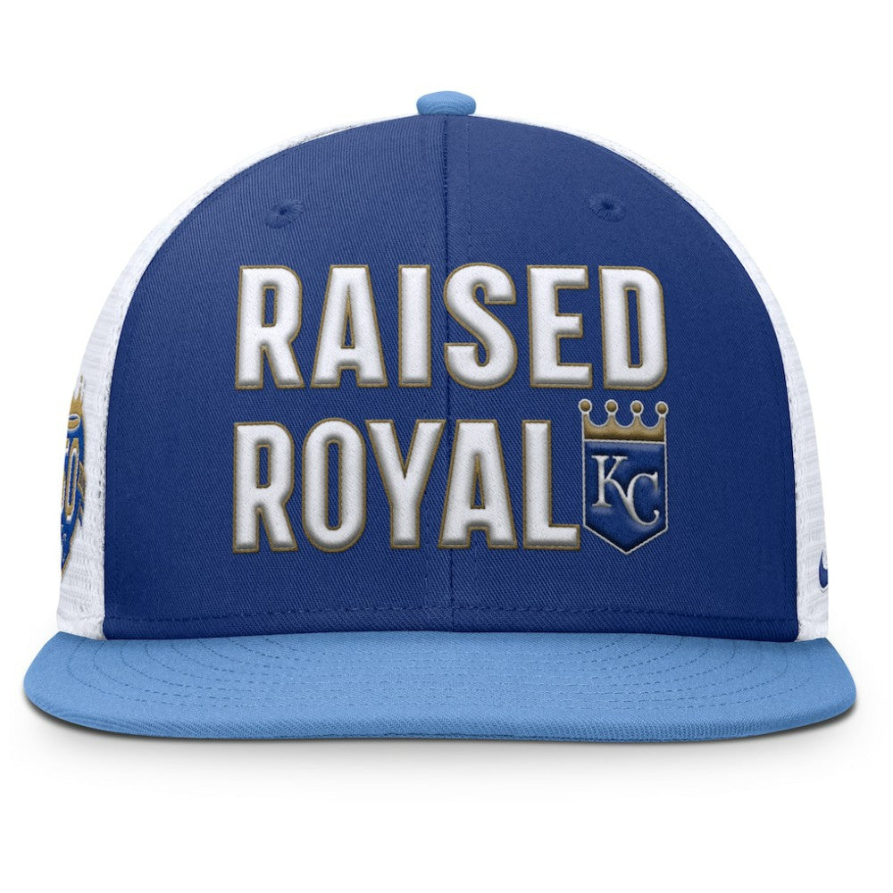 Kansas City Royals Pro Performance Trucker Snapback Hat Royal/Light Blue