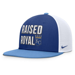 Kansas City Royals Pro Performance Trucker Snapback Hat Royal/Light Blue